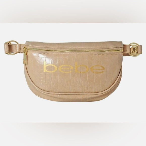 bebe Handbags - Bebe Josephine faux crocodile convertible sling bag